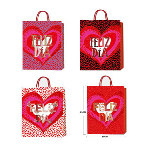 BOLSA REGALO FELIZ DIA 18*23*8CM (PQTX12):
