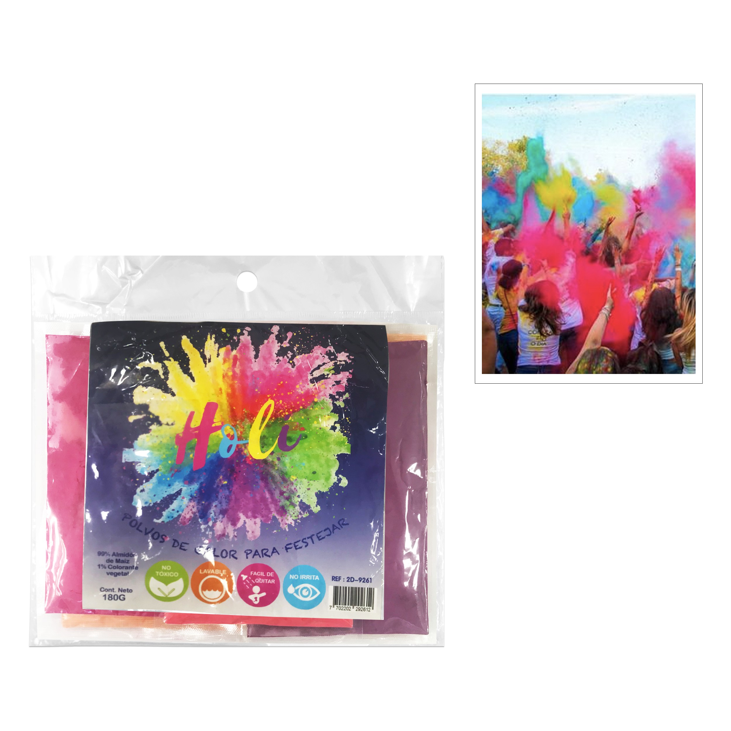 POLVO MAGICO COLORES 180G X6