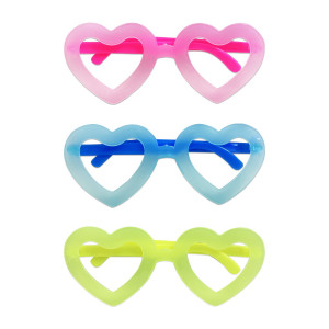 GAFAS NEON PARA FIESTA CORAZON (PQTX12)