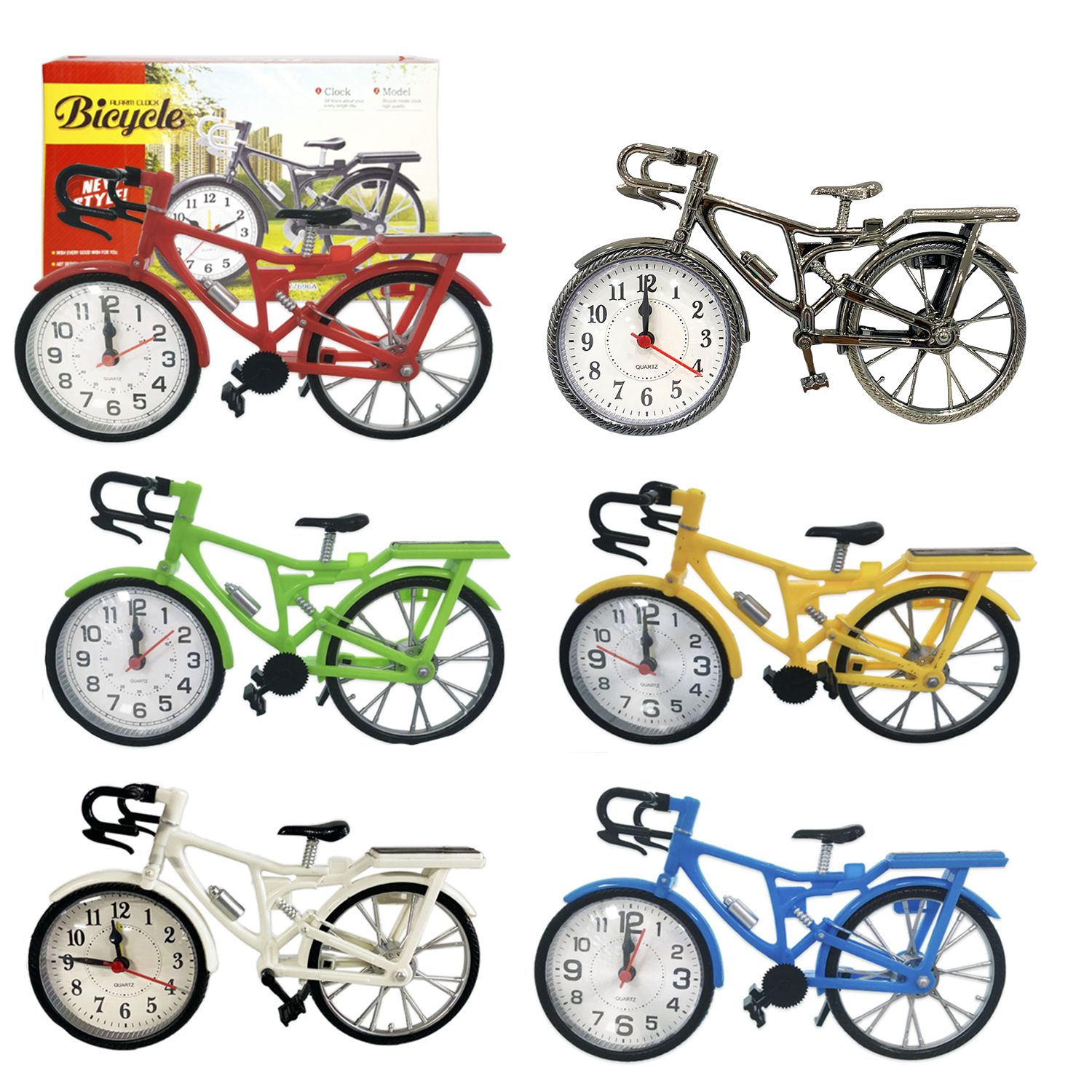 RELOJ BICICLETA DE MESA