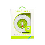 CABLE USB PLANO V8 EN CAJA 2M