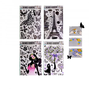 STICKER ADESIVO PARED FIGURAS BYN 12465-1