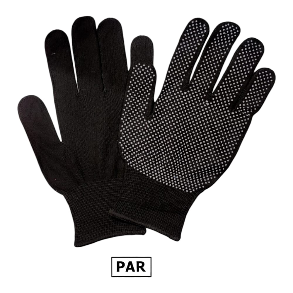 GUANTE NEGRO PUNTOS BLACOS L1396 (PAR)