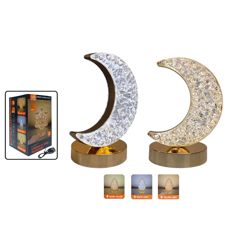 LAMPARA MESA CON LUZ LUNA DK-1980