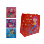BOLSA DE REGALO ESTAMPADA SIRENA DK-2397-1 (PQTX12)