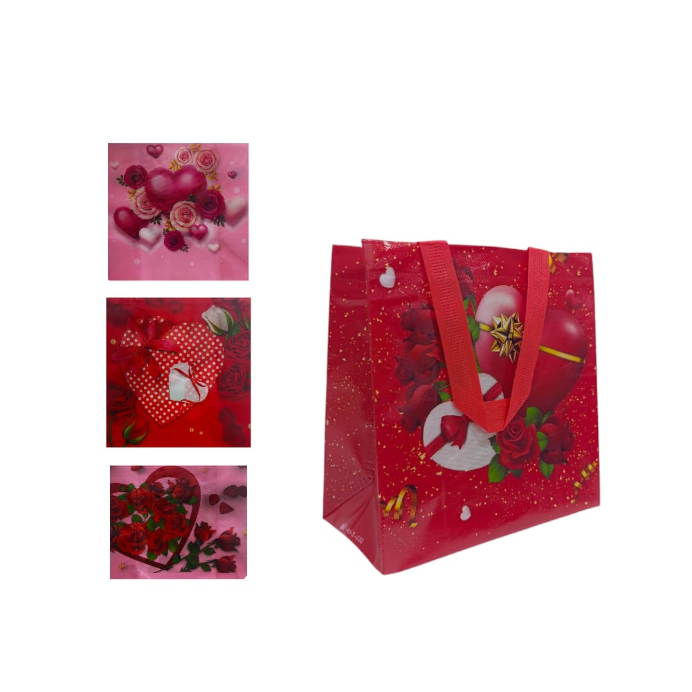 BOLSA DE REGALO ESTAMPADA FLOR DK-2397-7 (PQTX12)