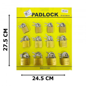 CANDADOS ENCARTONADO MD PADLOCK DK-361 (CRTX12)