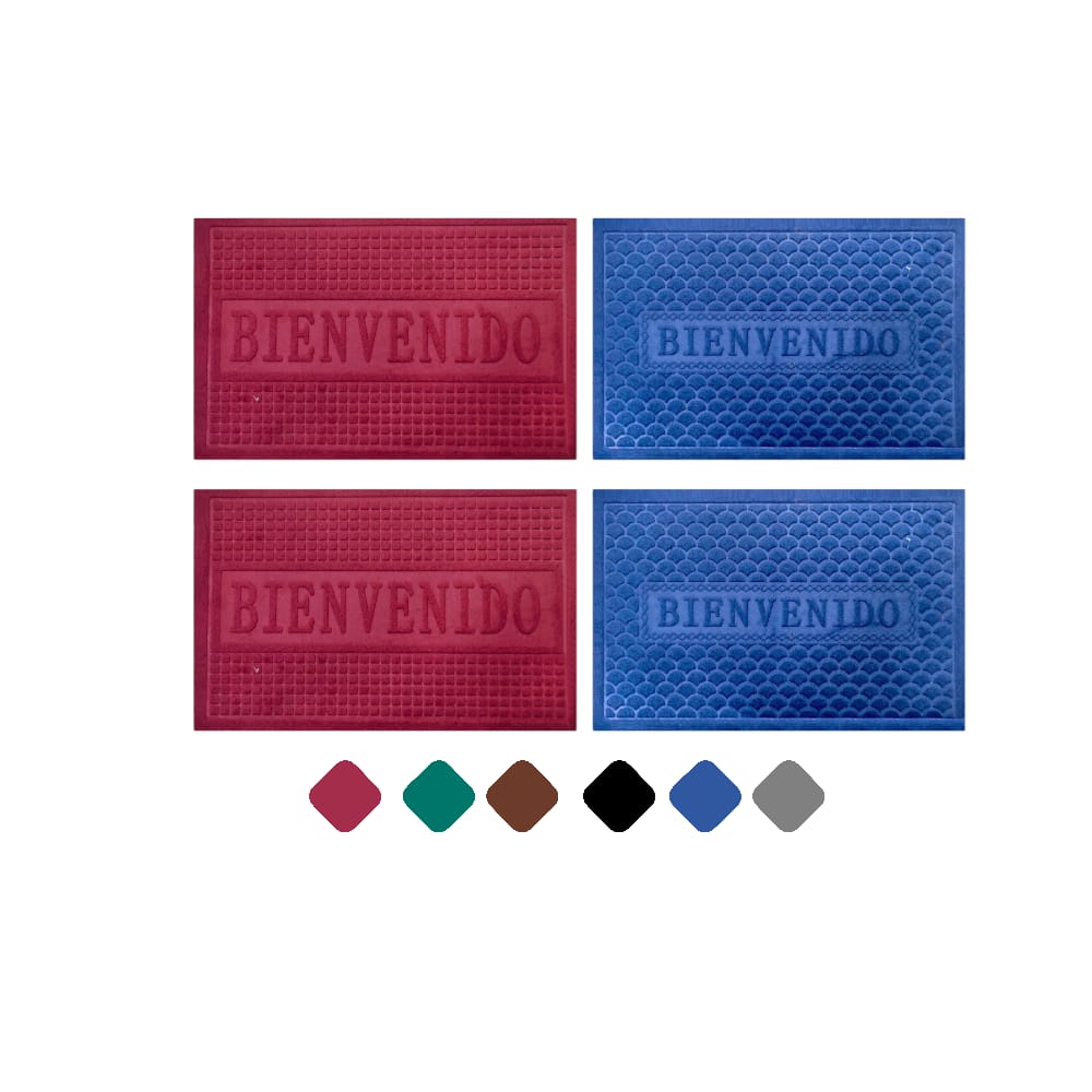 TAPETE BIENVENIDO COLORES L1138