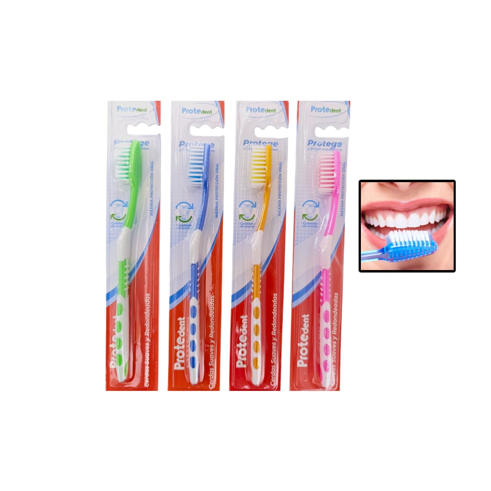 CEPILLO DE DIENTES ADULTO COLORES PTD174 (PQTX12)