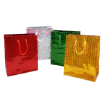 BOLSA REGALO HOLOGRAMA MINI  11.5*14.5*6.5CM (PQTX12)