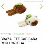 BRAZALETE CAPIBARA CON TORTUGA